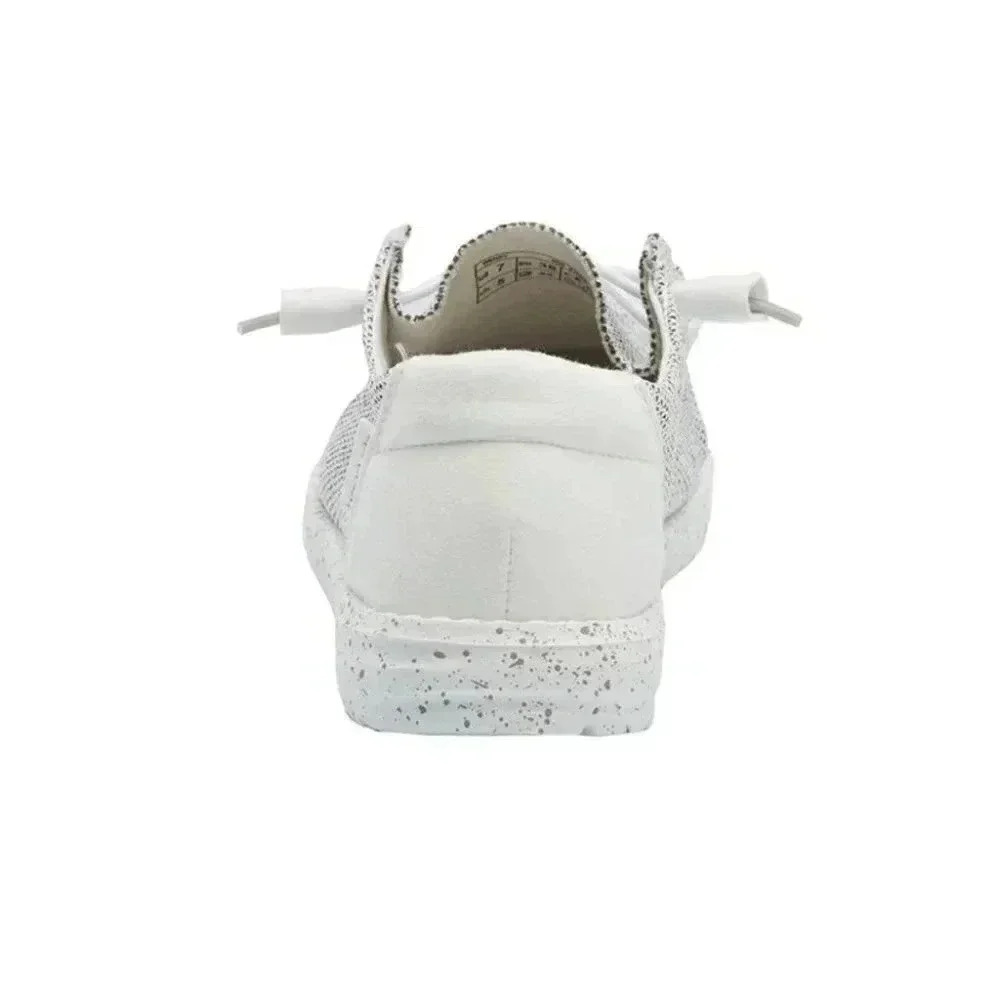 Hey Dude Wendy Sox stone white Sz 8 Euc - Picture 10 of 13
